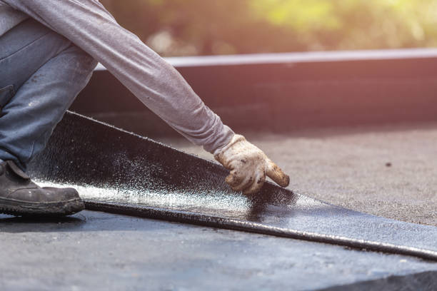 Professional Waterproofing technician working in Dunlap, OH